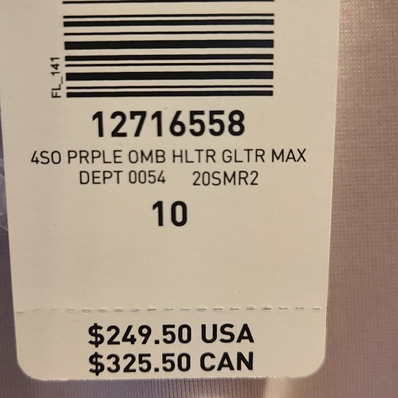 ✨️LAST CHANCE ✨️TORRID lilac sparkle/shimmer Beautiful 😍 dress. Size 10 - Picture 3 of 6